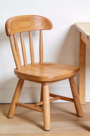 Solid Wood Kids Backrest Chair